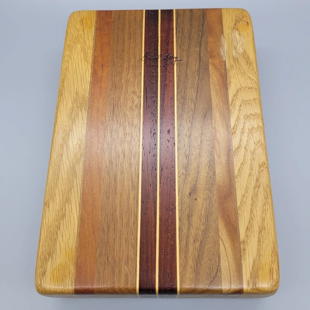 David Levy‎ Handcrafted Hardwood Sushi Board Artisan Signed USA